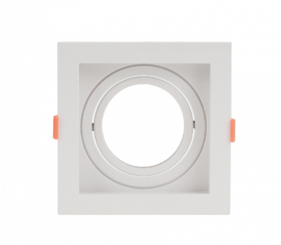 Spot De Embutir (Linha Modular) Soquete E27 Branco - Hevvy Iluminação Spot De Embutir (Linha Modular) Soquete E27 Branco - Hevvy Iluminação
