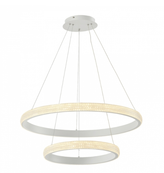 Pendente Led Anilla Sand White 2 Anéis Pendente Led Anilla Sand White 2 Anéis