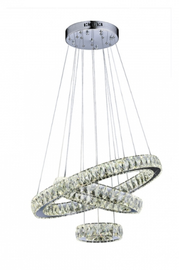 Pendente Alliance 3 Argolas 93W 4000K Led - Hevvy Pendente Alliance 3 Argolas 93W 4000K Led - Hevvy