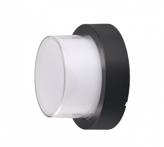 Arandela Out Base Preto Redondo Bivolt - Hevvy Arandela Out Base Preto Redondo Bivolt - Hevvy