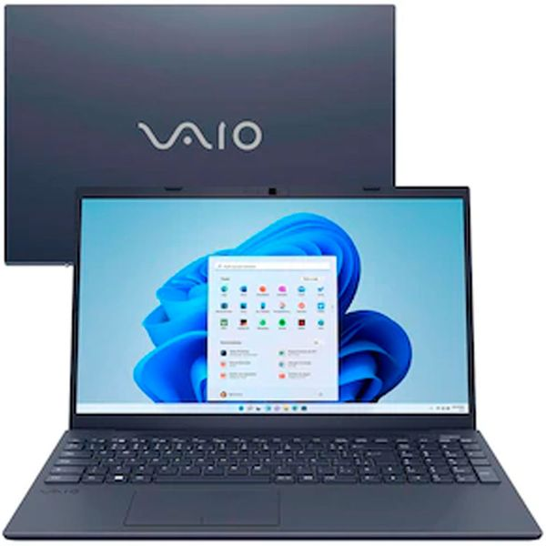Notebook VAIO Core i5- 1135G7 8GB 512 SSD Tela Full HD 15.6 Cinza e Grafite / Bivolt