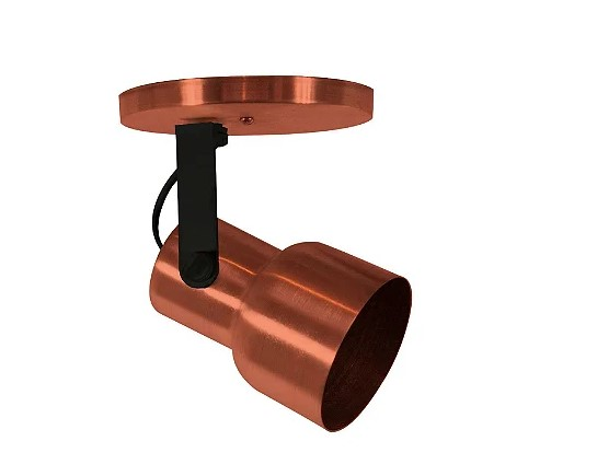 Spot Lumina Cobre 1L Aluminio - Nacional Iluminação Spot Lumina Cobre 1L Aluminio - Nacional Iluminação