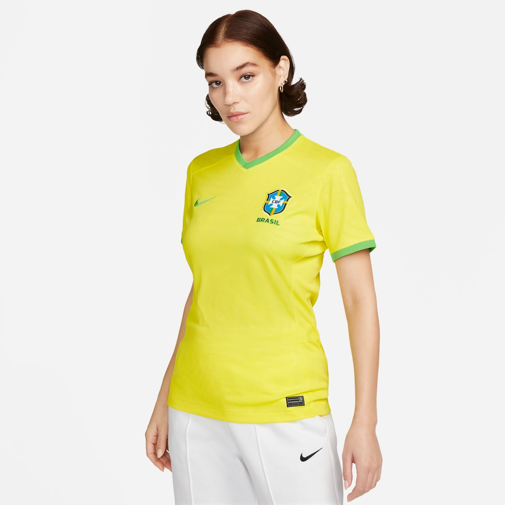 Camisa Nike Brasil I 2023/24 Torcedora Pro Feminina Camisa Nike Brasil I 2023/24 Torcedora Pro Feminina