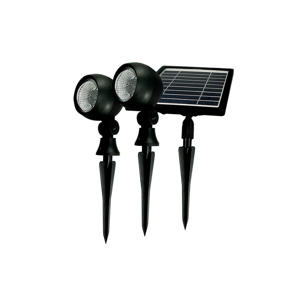 Refletor Espeto De Led Solar Prime 03 IP44 Preto Taschibra Refletor Espeto De Led Solar Prime 03 IP44 Preto Taschibra