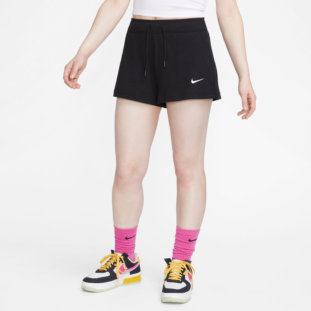 Shorts Nike Sportswear Rib Jersey Feminino Shorts Nike Sportswear Rib Jersey Feminino