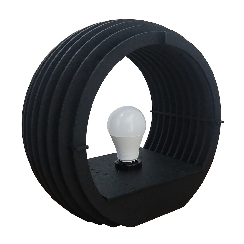 Luminária de Mesa mod. Delve Preto Luminária de Mesa mod. Delve Preto