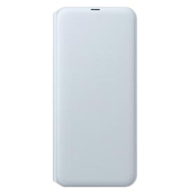 Capa Protetora Flip Wallet para Galaxy A30 em PU e Policarbonato Branco - Samsung - EF-WA305PWEGBR