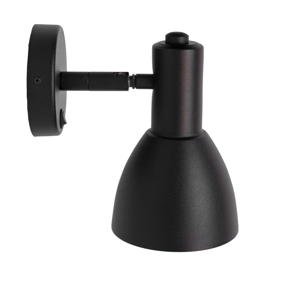 Arandela Roma Com Interruptor Cor Preto Arandela Roma Com Interruptor Cor Preto