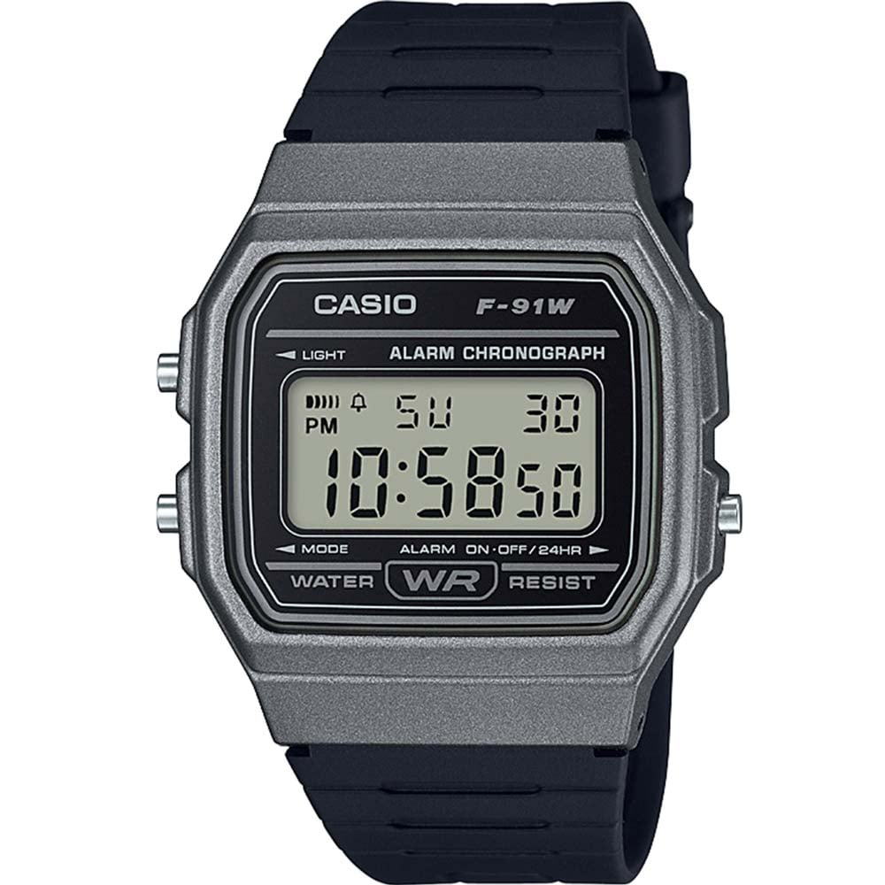 Relógio Casio Masculino Digital Standard F-91WM-1BDF Relógio Casio Masculino Digital Standard F-91WM-1BDF