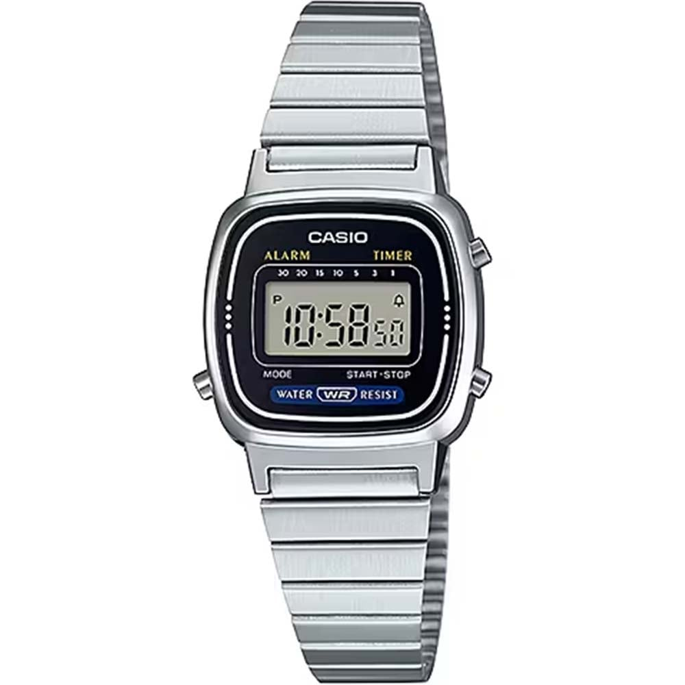 Relógio Casio Feminino Vintage Digital LA670WA-1DF Relógio Casio Feminino Vintage Digital LA670WA-1DF