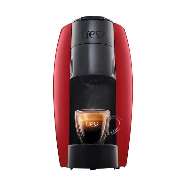 Máquina de Café Expresso Três Corações Basic Vermelha - 127V Máquina de Café Expresso Três Corações Basic Vermelha - 127V