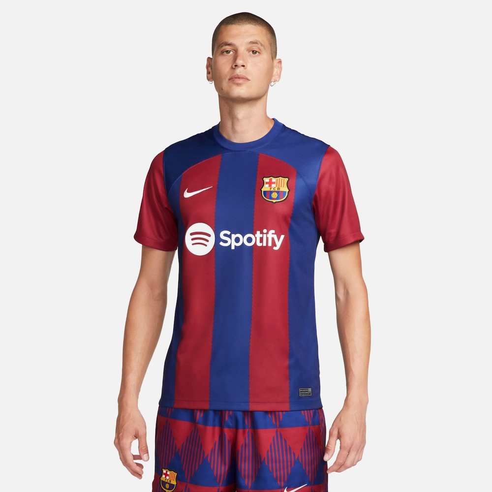 Camisa Nike Barcelona I 2023/24 Torcedor Pro Masculina Camisa Nike Barcelona I 2023/24 Torcedor Pro Masculina