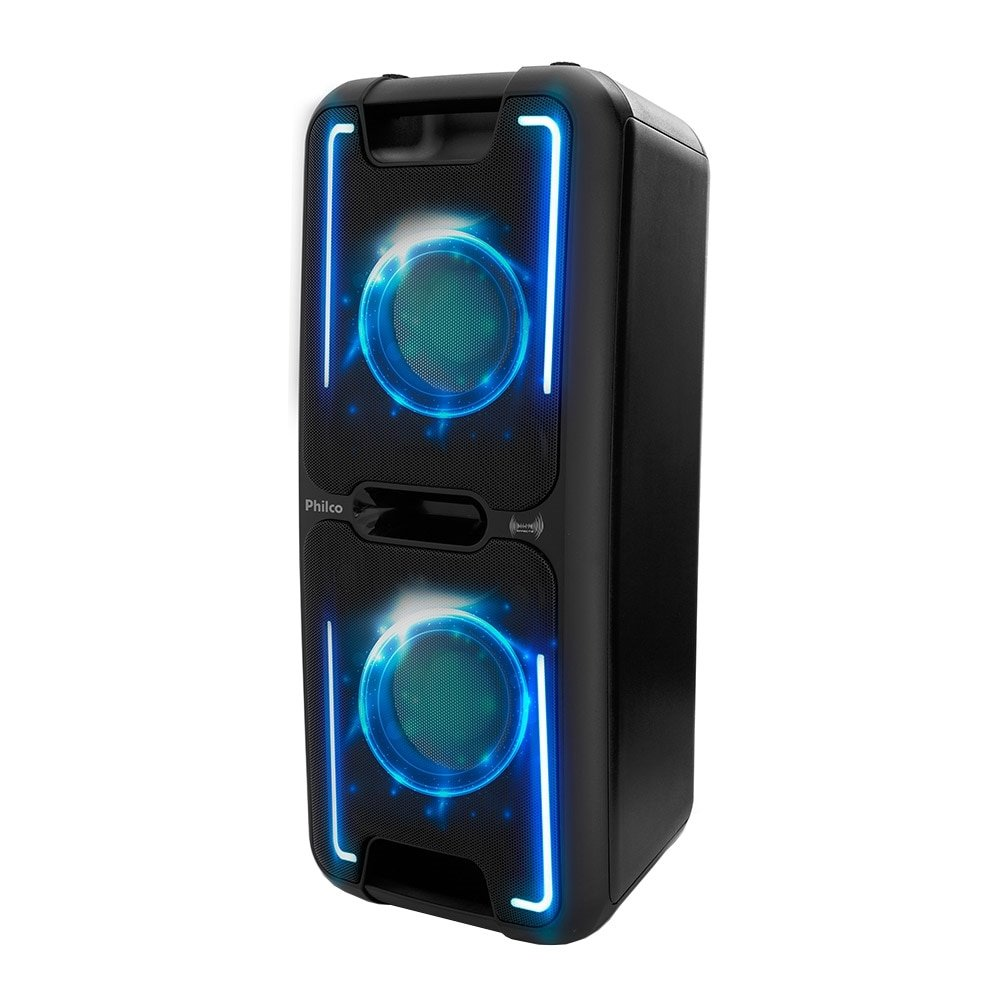 Caixa Amplificada Philco PCX5501N Effects, FM, USB, Bluetooth, 250W, Bivolt