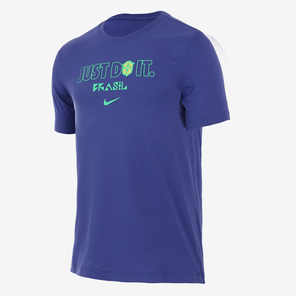 Camiseta Nike Brasil Just Do It Masculina Camiseta Nike Brasil Just Do It Masculina