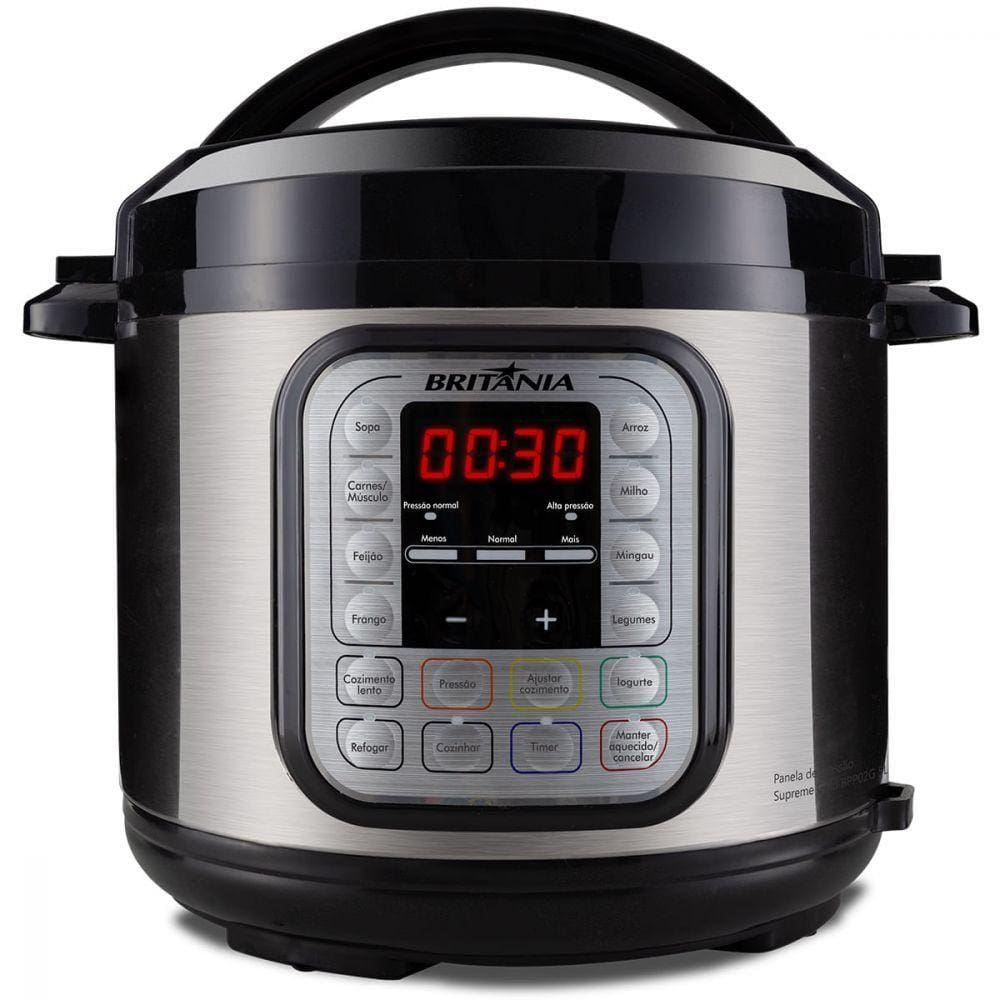 Panela de Pressão Britânia Supreme Gold Bpp02g 900w 220V - 220V Panela de Pressão Britânia Supreme Gold Bpp02g 900w 220V - 220V