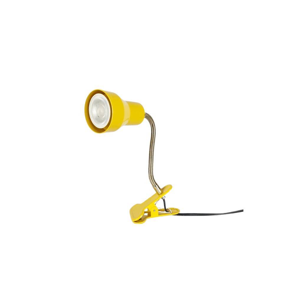 Luminária Presilha com Garra Amélia Mini Amarelo Luminária Presilha com Garra Amélia Mini Amarelo