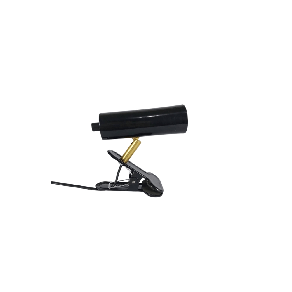 Luminária Presilha com Garra Sofhie Preto Luminária Presilha com Garra Sofhie Preto