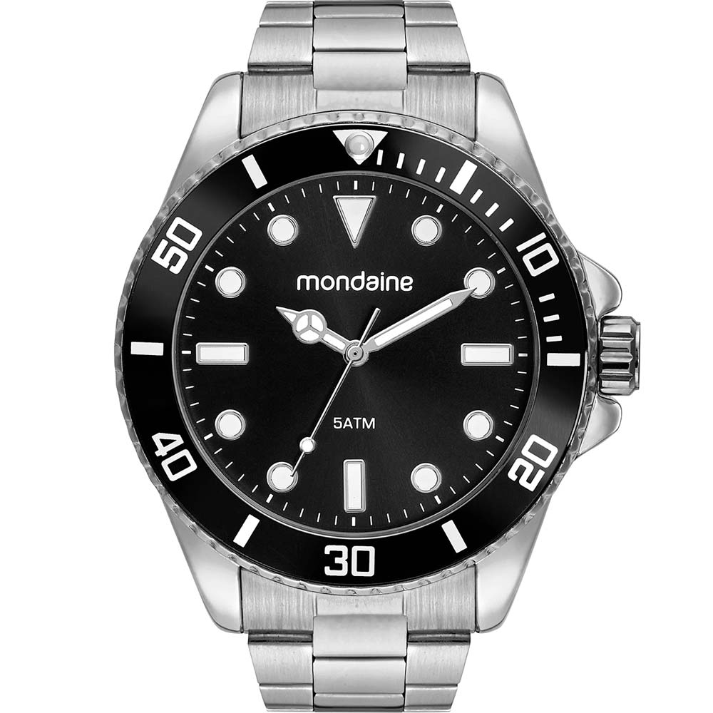 Relogio Mondaine Masculino Ref: 32549G0Mvne1 Casual Prateado