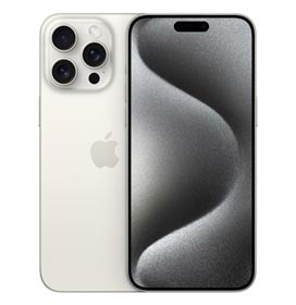 IPhone 15 Pro Max Apple (256GB) Titânio Branco, Tela de 6,7, 5G e Câmera de 48MP