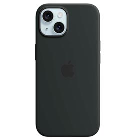 Capa iPhone 15 de Silicone com MagSafe Preto - Apple - MT0J3ZM/A