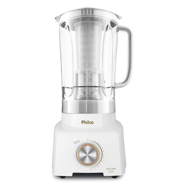 Liquidificador Philco PH1200 Gold 12 velocidades 1200W 127V Liquidificador Philco PH1200 Gold 12 velocidades 1200W 127V