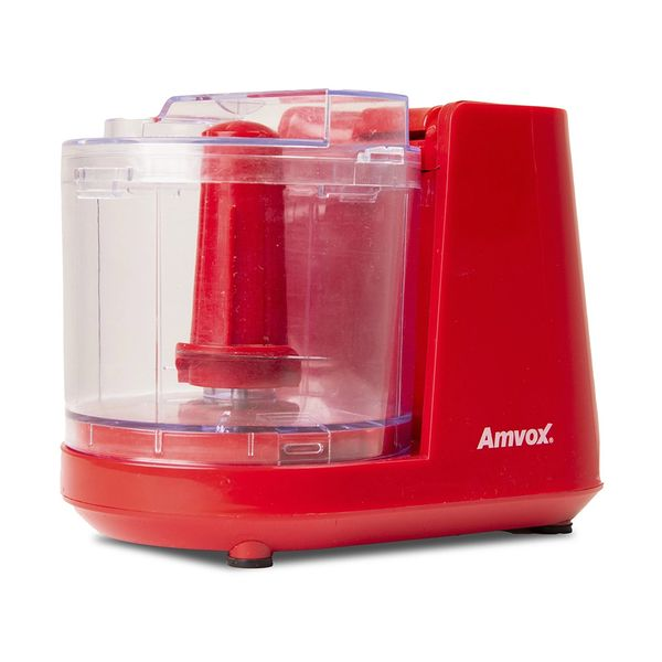 Mini Processador Amvox APR1001 Vermelho - 220V Mini Processador Amvox APR1001 Vermelho - 220V