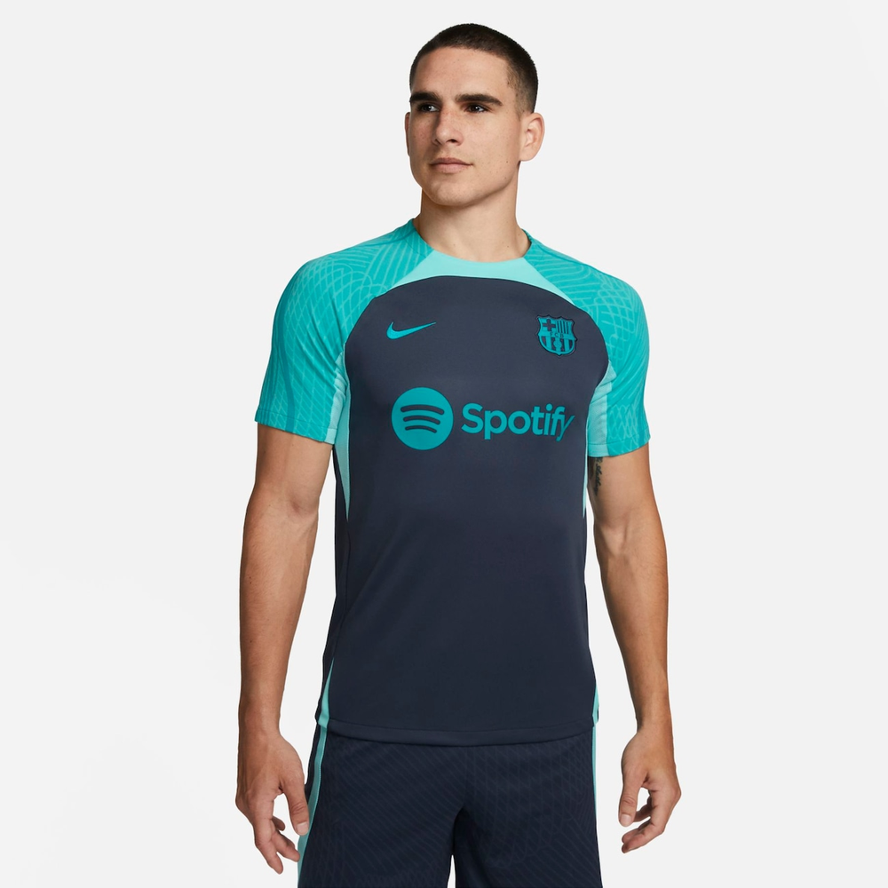 Camiseta Nike Dri-FIT Barcelona III Strike Masculina Camiseta Nike Dri-FIT Barcelona III Strike Masculina