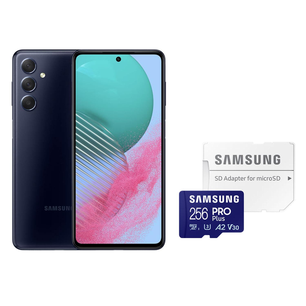Galaxy M54 5G 256Gb Azul + Cartão De Memória 256Gb Pro Plus