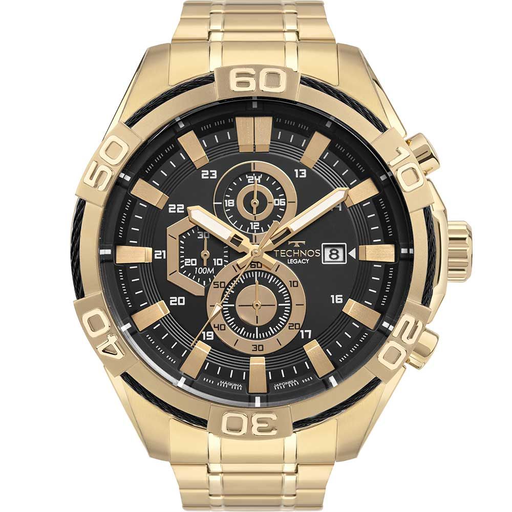 Relógio Technos Masculino Legacy Dourado - JS15ENJ/1P JS15ENJ/1P