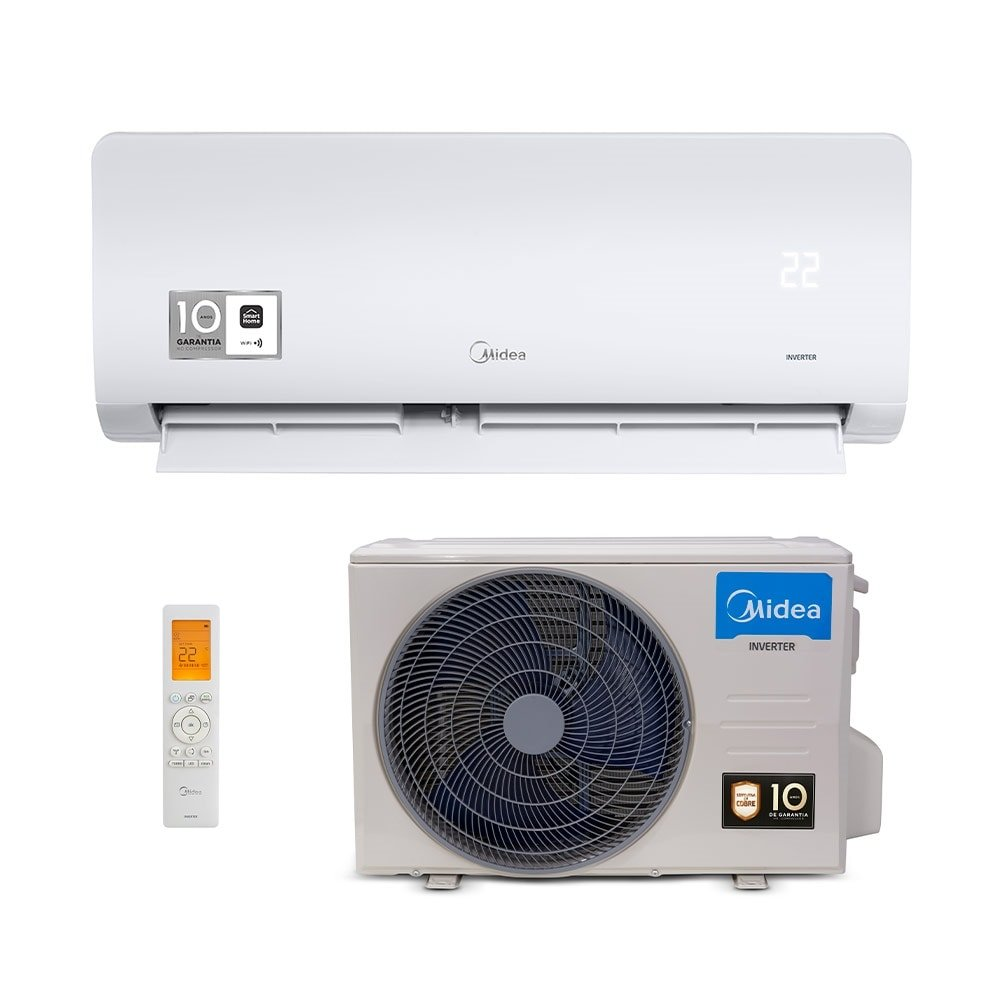 Ar Condicionado Split Hw Inverter Xtreme Save Connect R-32 Springer Midea 9.000 Btus Frio