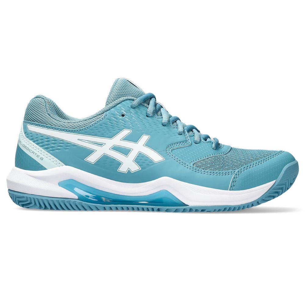 Tênis ASICS GEL-Dedicate 8 Clay - Feminino - Azul/Branco