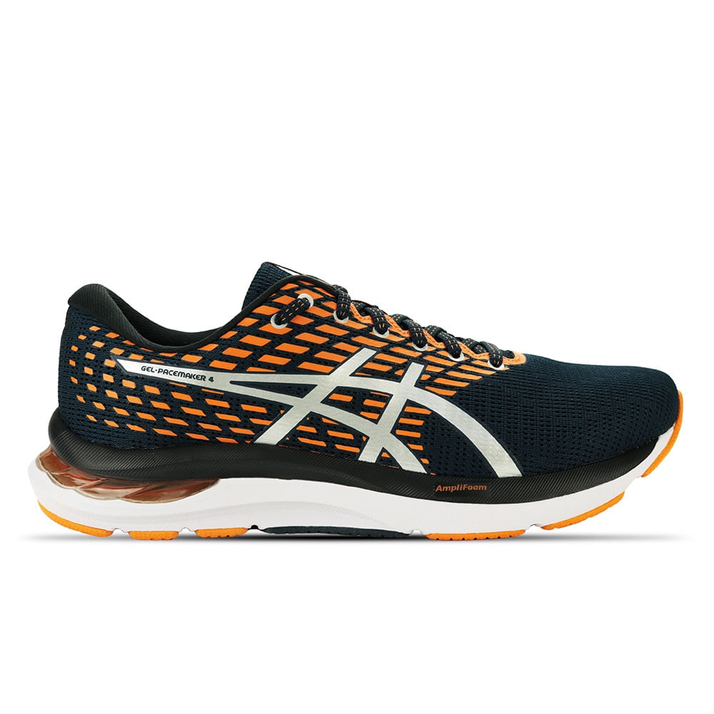 Tênis ASICS GEL-Pacemaker 4 - Masculino - Azul Marinho e Laranja Tênis ASICS GEL-Pacemaker 4 - Masculino - Azul Marinho e Laranja