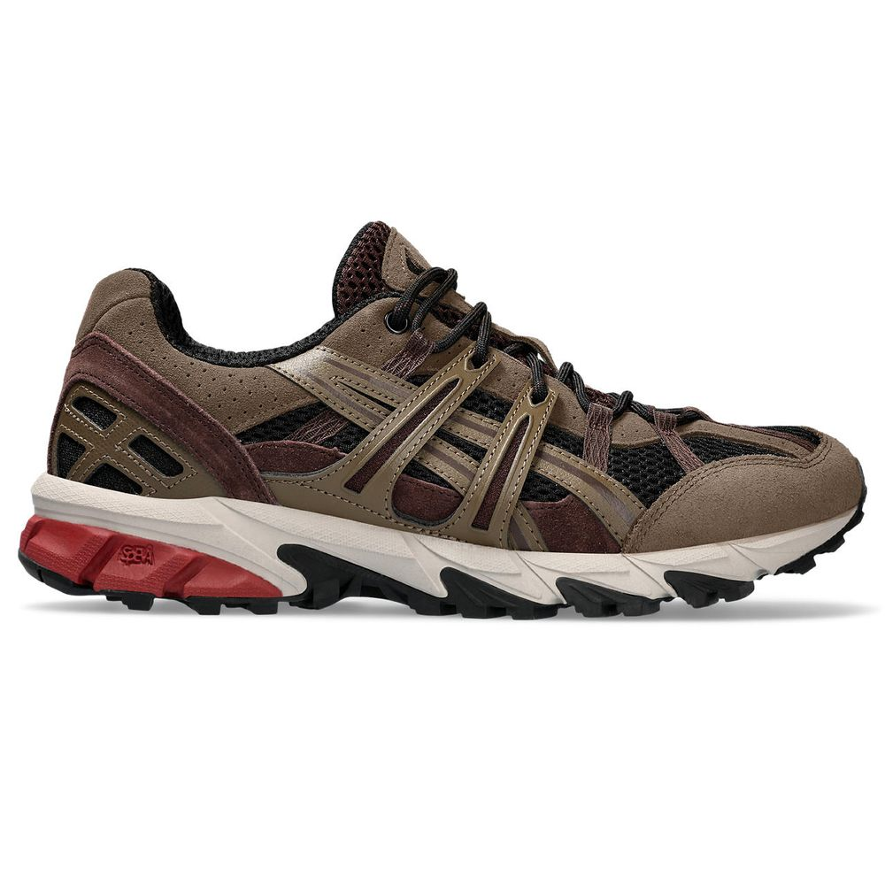 Tênis ASICS GEL-Sonoma 15-50 - Masculino - Marrom, Preto e Vermelho Tênis ASICS GEL-Sonoma 15-50 - Masculino - Marrom, Preto e Vermelho