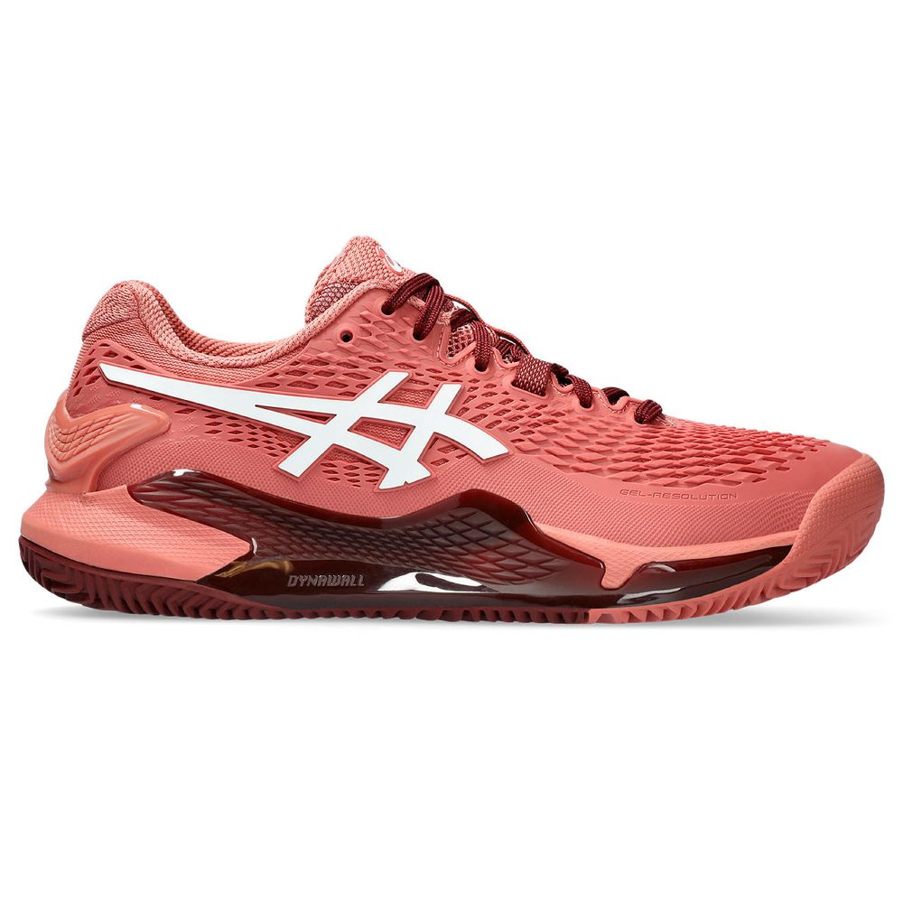 Tênis ASICS GEL-Resolution 9 Clay - Feminino - Coral Tênis ASICS GEL-Resolution 9 Clay - Feminino - Coral