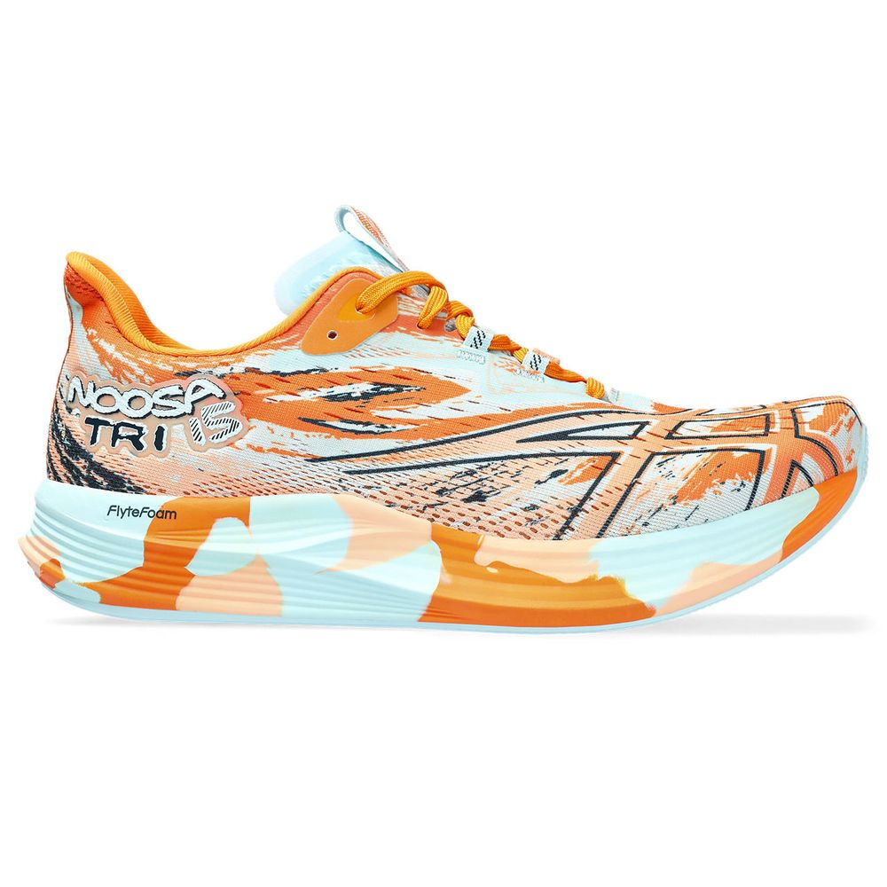 Tênis ASICS Noosa Tri 15 - Masculino - Laranja e Azul Tênis ASICS Noosa Tri 15 - Masculino - Laranja e Azul