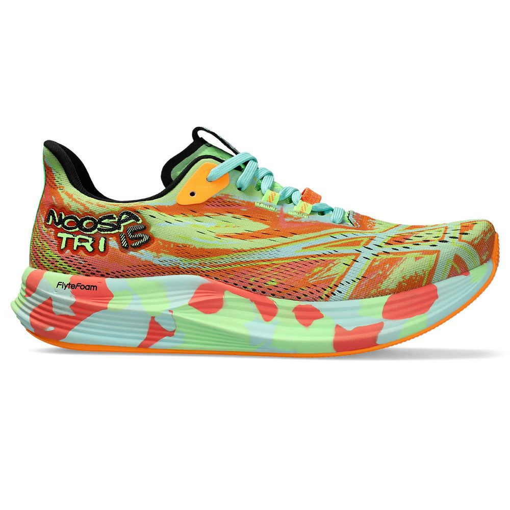 Tênis ASICS Noosa Tri 15 - Feminino - Rosa/Amarelo Tênis ASICS Noosa Tri 15 - Feminino - Rosa/Amarelo