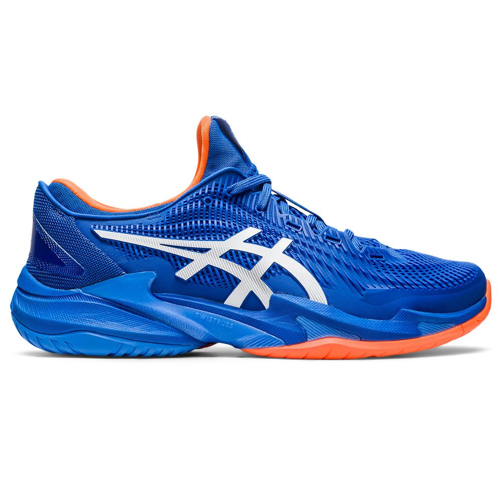 Tênis ASICS Court FF 3 Novak - Masculino - Azul com Branco Tênis ASICS Court FF 3 Novak - Masculino - Azul com Branco