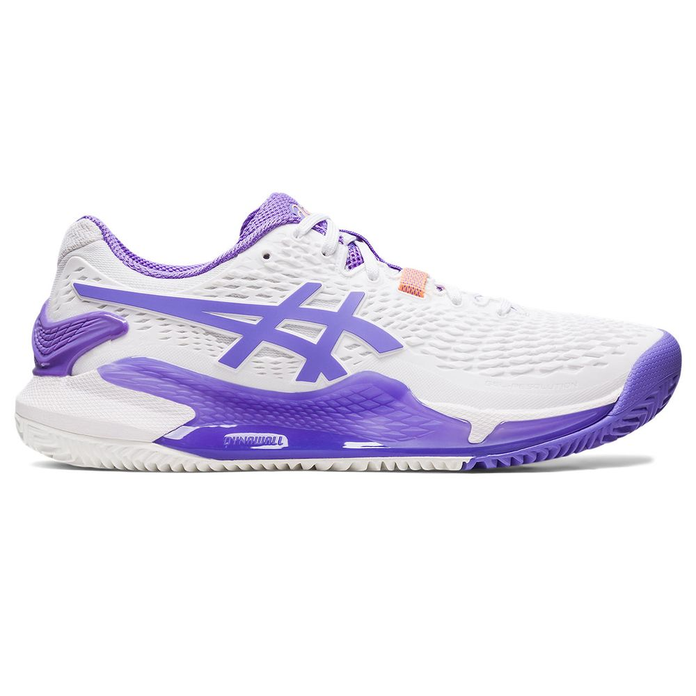 Tênis ASICS GEL-Resolution 9 Clay - Feminino - Branco Tênis ASICS GEL-Resolution 9 Clay - Feminino - Branco