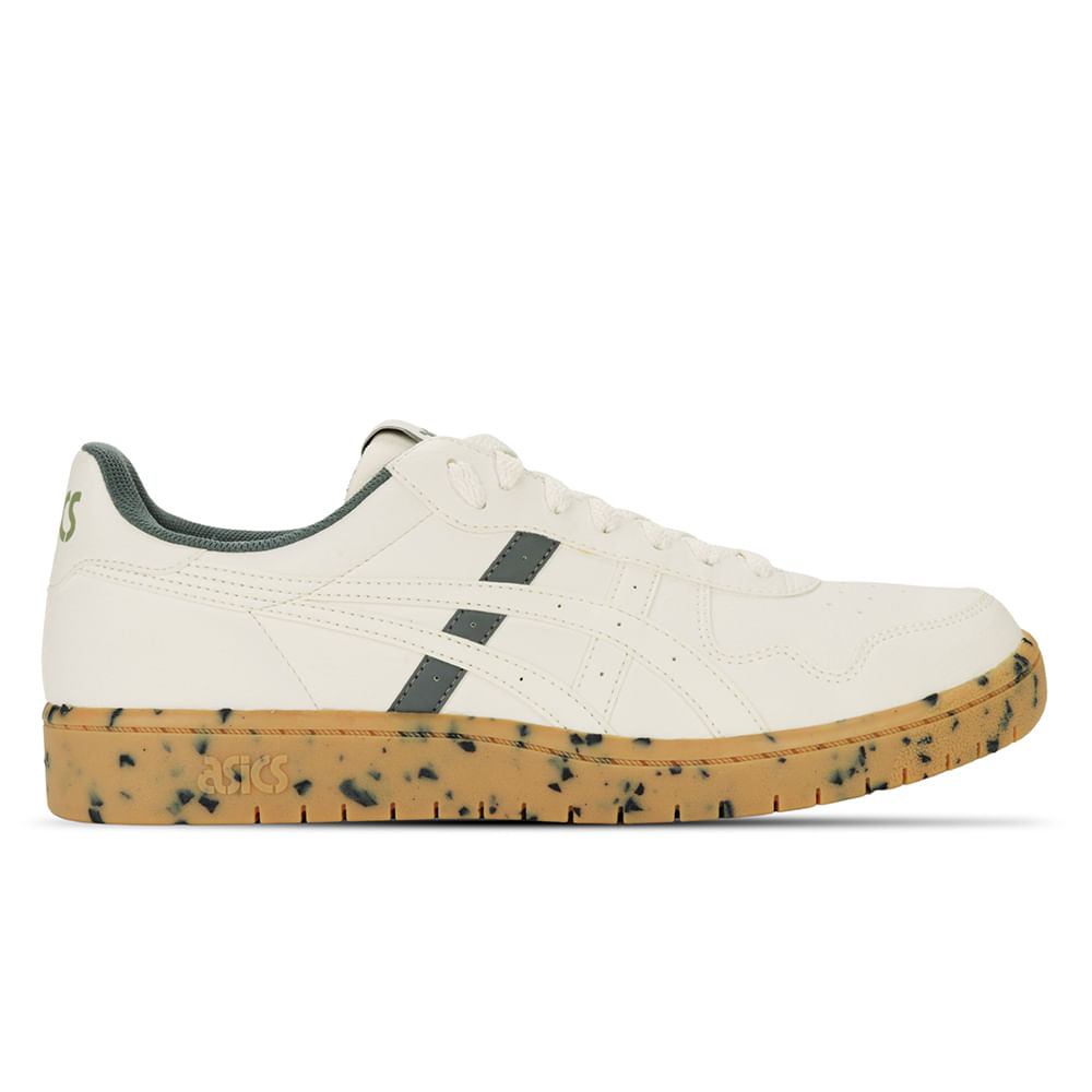 Tênis ASICS Japan S Sustainability - Masculino - Branco com Cinza e Marrom Tênis ASICS Japan S Sustainability - Masculino - Branco com Cinza e Marrom