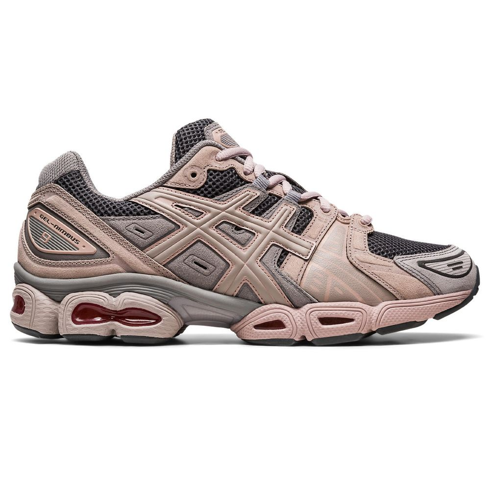 Tênis ASICS GEL-Nimbus 9 Suede - Masculino - Cinza Tênis ASICS GEL-Nimbus 9 Suede - Masculino - Cinza