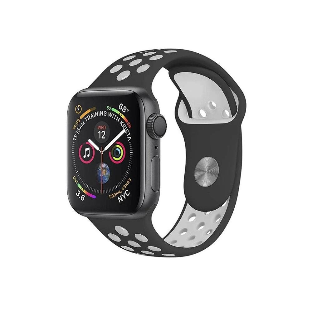 Pulseira para Apple Watch Armor Running 49MM - Preto e Branco - Gshield