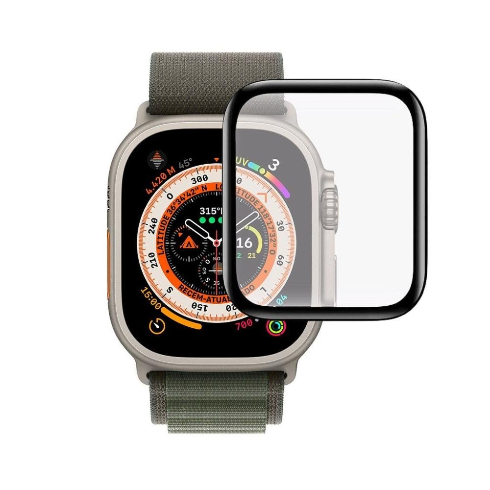 Película para Apple Watch Ultra 49mm - Coverage 5D Pro Preta - Gshield Película para Apple Watch Ultra 49mm - Coverage 5D Pro Preta - Gshield
