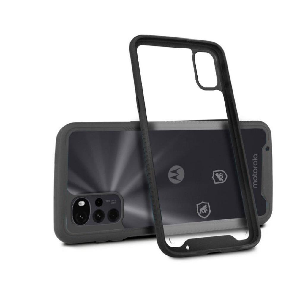 Capa case capinha para Motorola Moto G22 - Stronger Preta - Gshield
