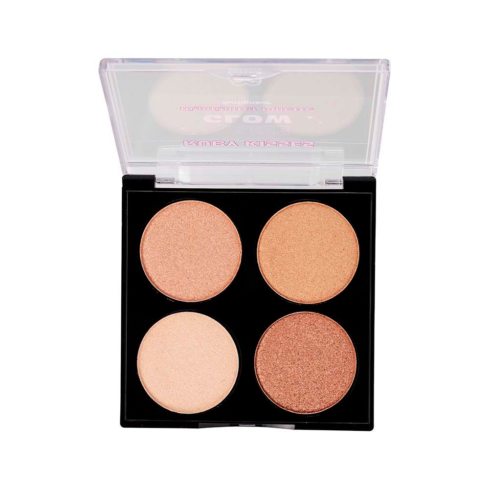 Paleta de iluminador rare glow - ruby kisses