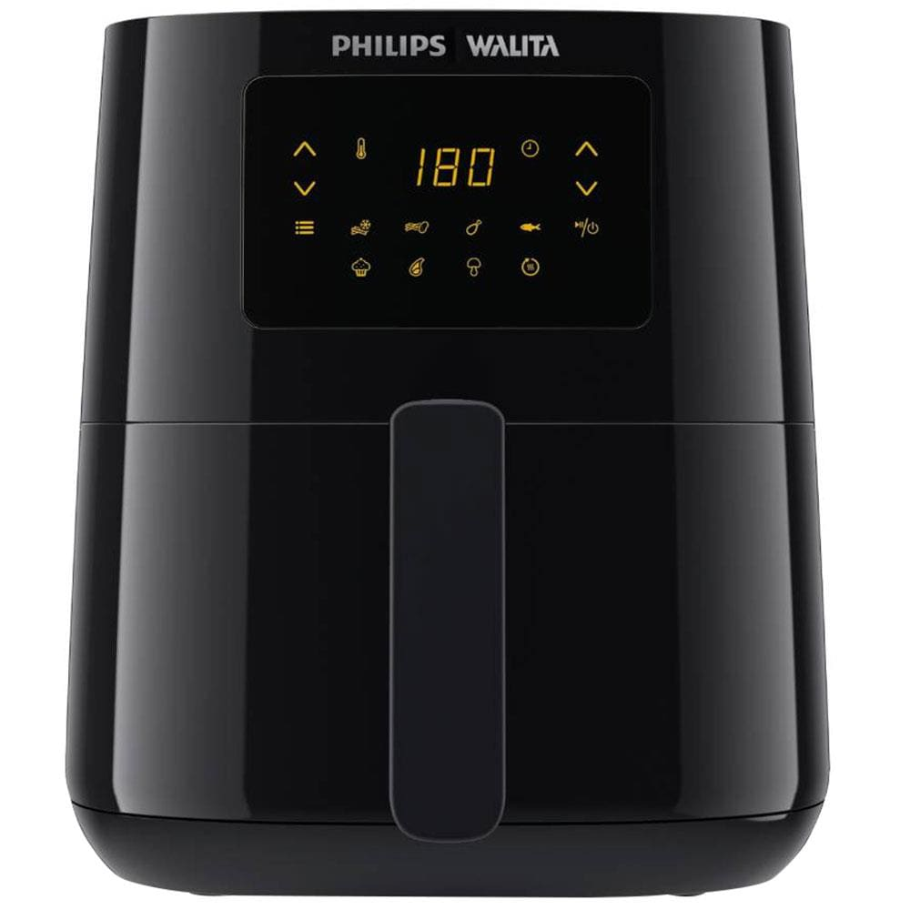 Fritadeira Elétrica Sem Óleo Air Fryer Philips Walita RI9252 4,1 L Digital - Preta - 220V
