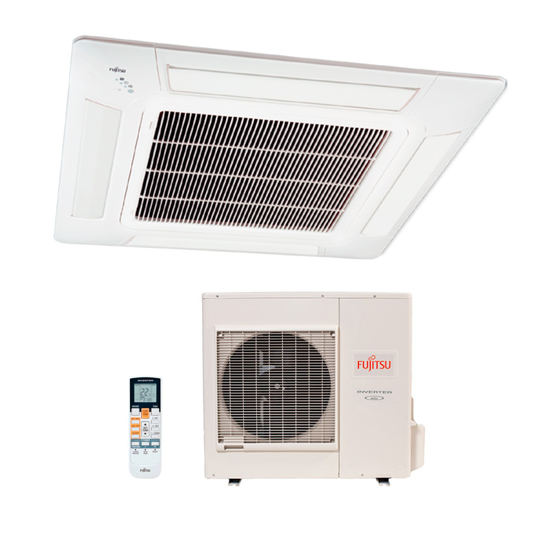 Ar Condicionado Split Cassete Inverter Fujitsu 32000 Btus Quente/Frio 220v 1F AUBA36LCL Ar Condicionado Split Cassete Inverter Fujitsu 32000 Btus Quente/Frio 220v 1F AUBA36LCL
