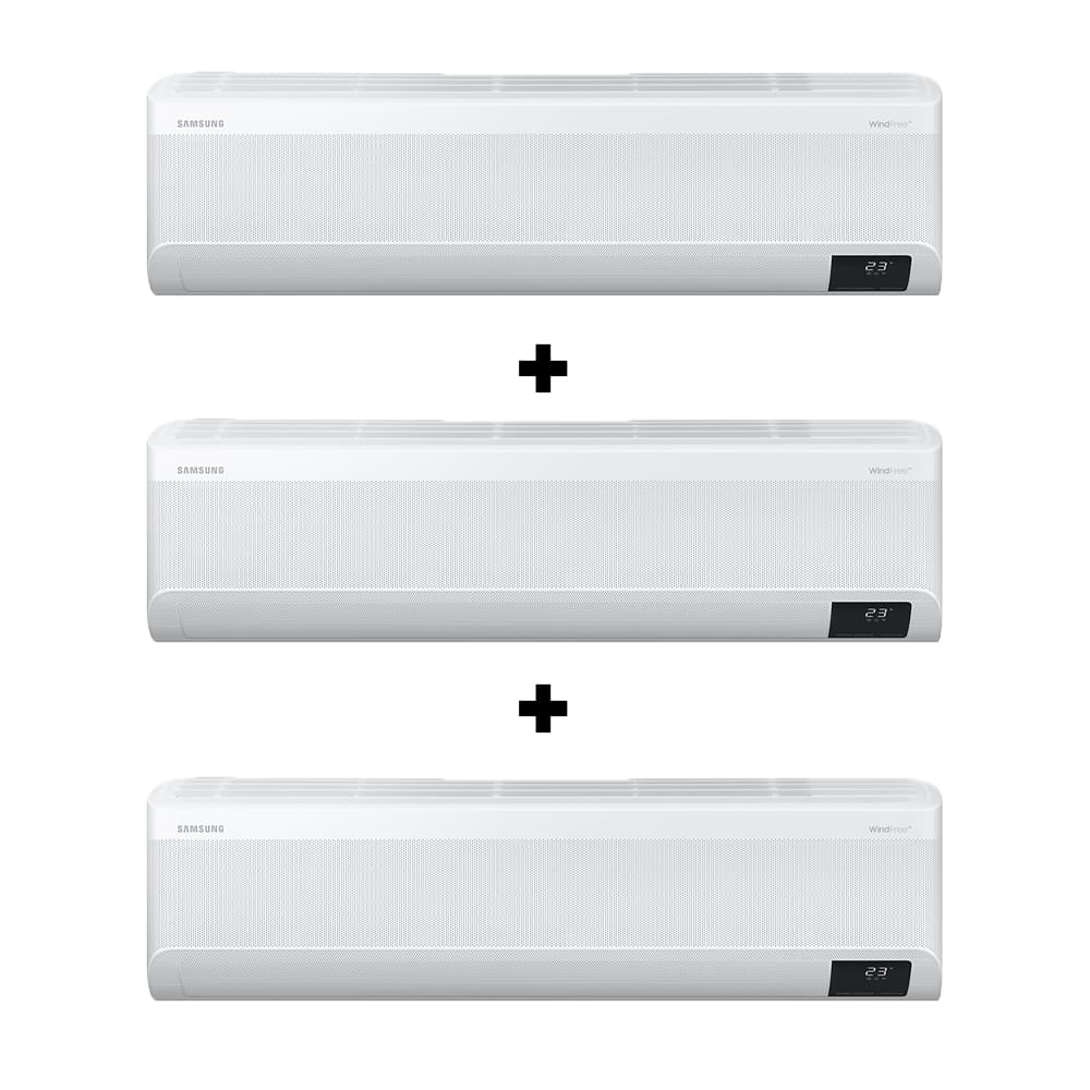 Kit 3 Ar Condicionados 12.000 Btu Sem Vento Samsung WindFree Frio 220V - 220V Kit 3 Ar Condicionados 12.000 Btu Sem Vento Samsung WindFree Frio 220V - 220V