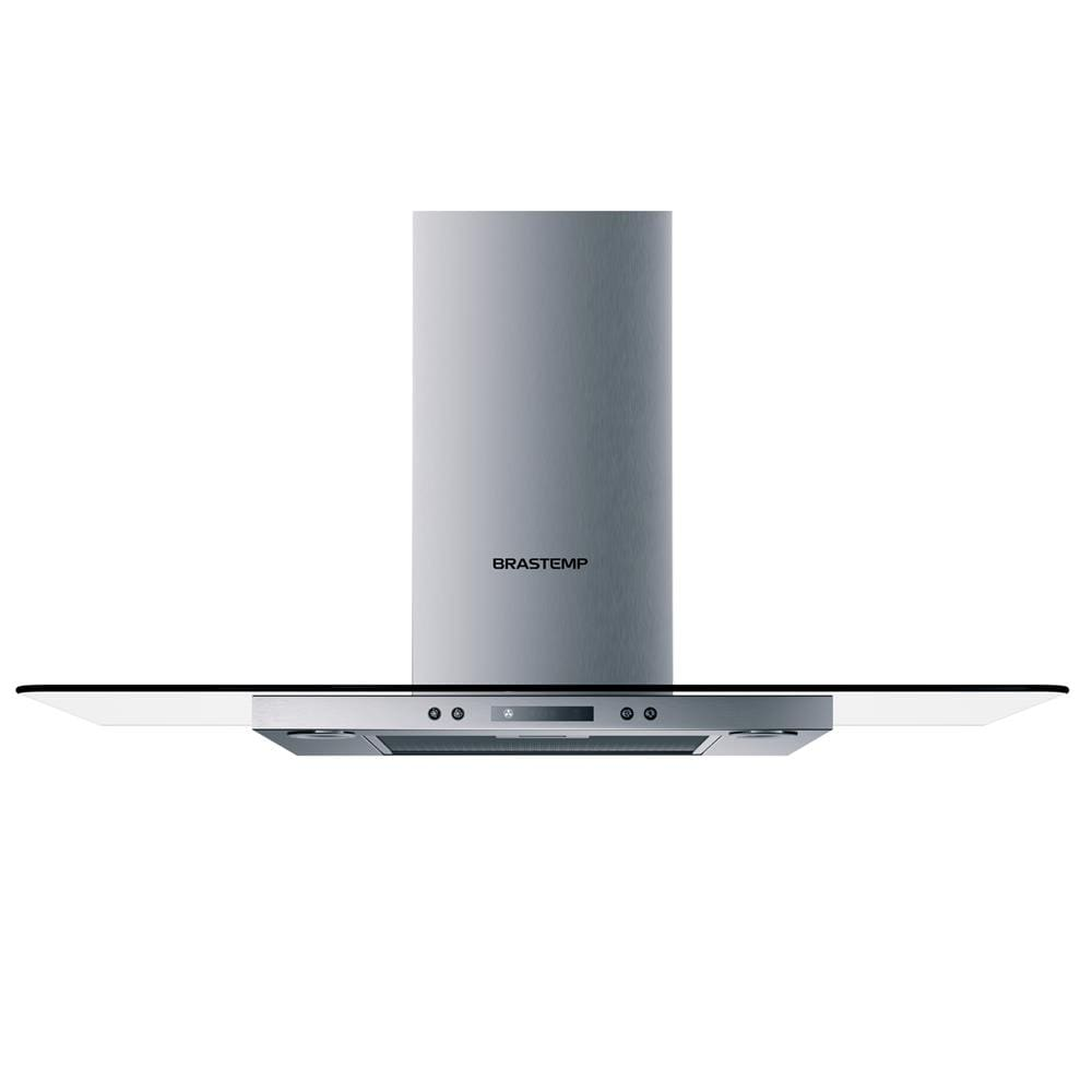 Coifa de Parede Brastemp BAP90AR Vidro Plano Inox - 90 cm - 220V Coifa de Parede Brastemp BAP90AR Vidro Plano Inox - 90 cm - 220V