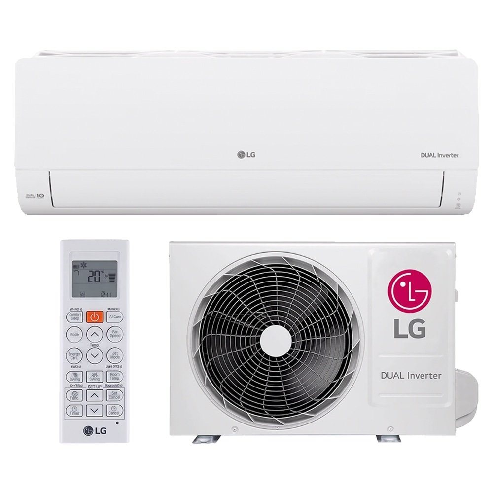 Ar Condicionado Split 12.000 BTUs LG Compact S3-UQ12JAQAL | Ciclo Frio, Dual Inverter, com IA, Branco Ar Condicionado Split 12.000 BTUs LG Compact S3-UQ12JAQAL | Ciclo Frio, Dual Inverter, com IA, Branco