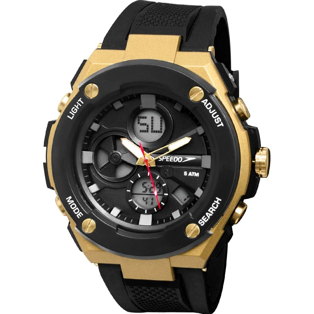 Relógio Speedo Masculino Anadigi Esportivo 81189G0EVNP3 Relógio Speedo Masculino Anadigi Esportivo 81189G0EVNP3
